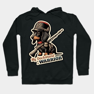 Dachshund Soldier Hoodie